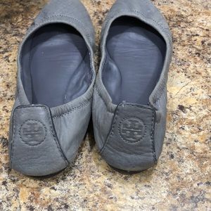 Authentic gray Tory Burch shoes